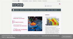 Desktop Screenshot of maschinewerkzeug.de